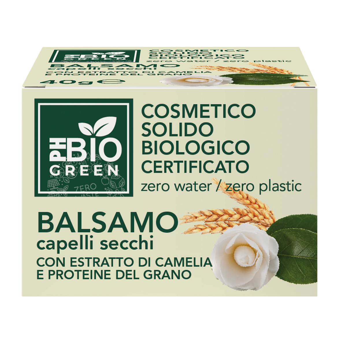 PH BIO Green - Balsamo per Capelli Secchi