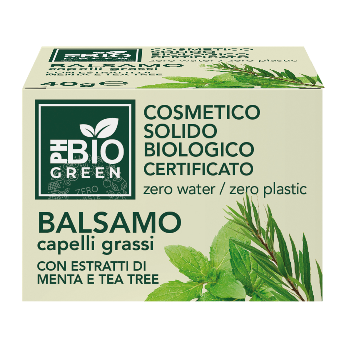 PH BIO Green - Balsamo per Capelli Grassi