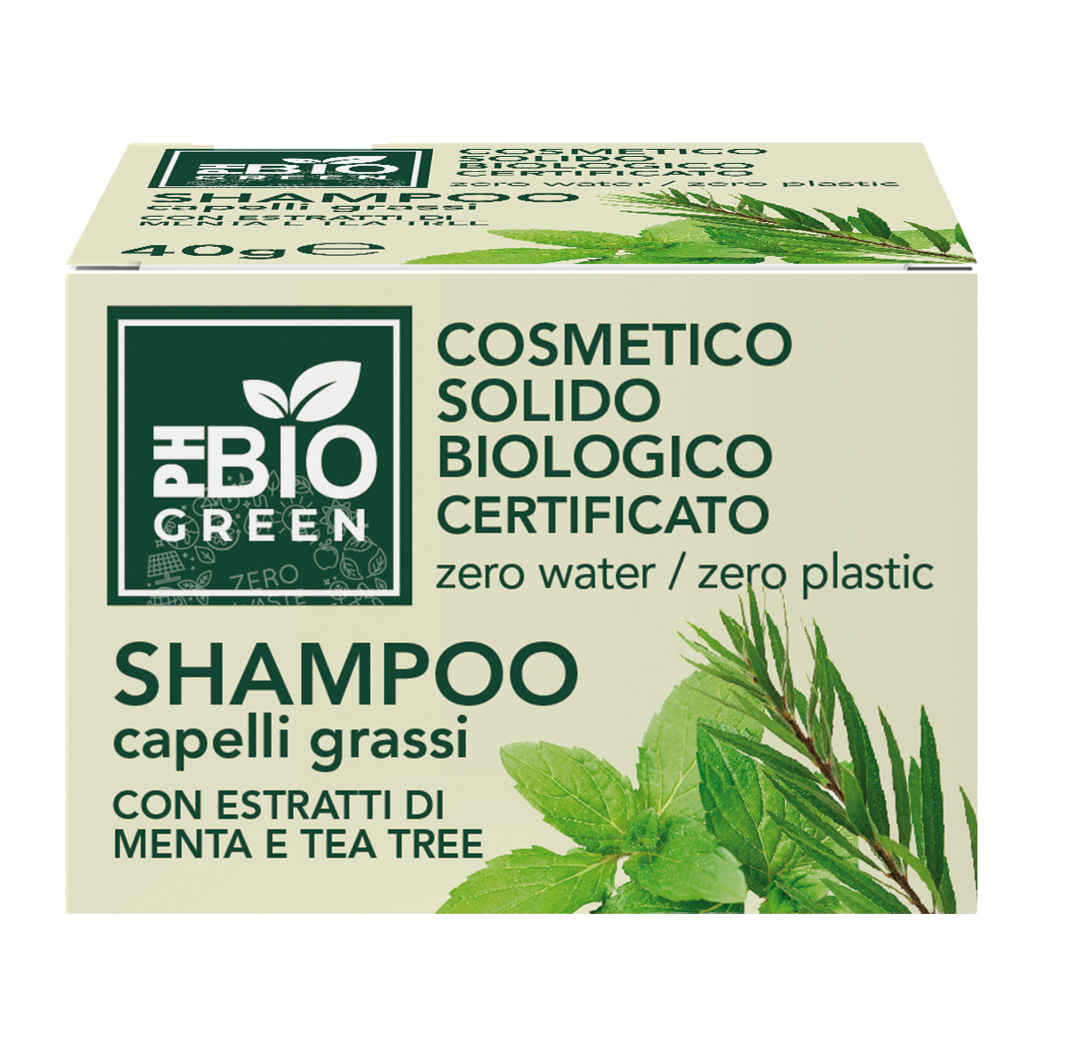 PH BIO Green - Shampoo per Capelli Grassi